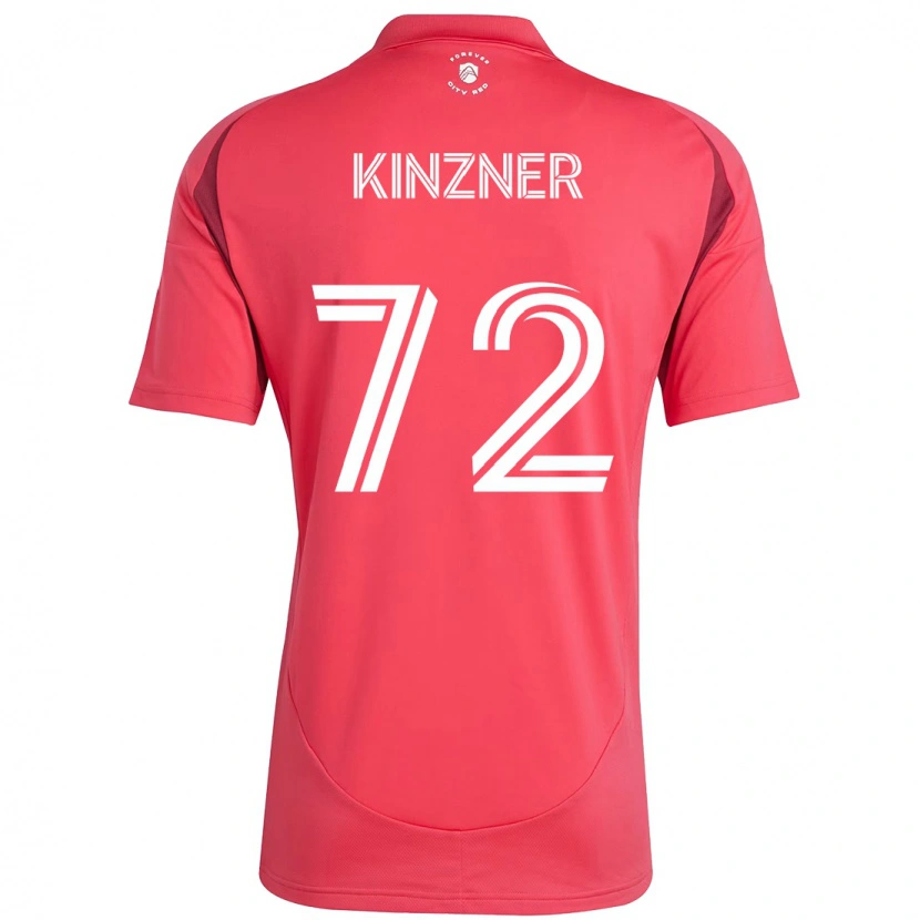 Danxen Kinder Eric Kinzner #72 Magenta Weiß Heimtrikot Trikot 2025/26 T-Shirt Österreich