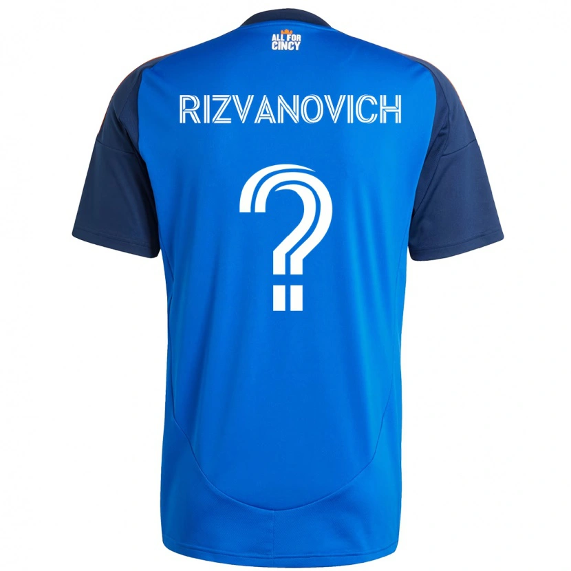 Danxen Kinder Kayne Rizvanovich #0 Dunkelblau Orange Heimtrikot Trikot 2025/26 T-Shirt Österreich
