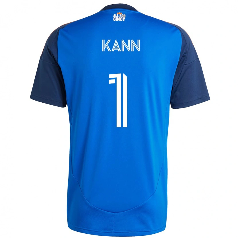 Danxen Kinder Alec Kann #1 Dunkelblau Orange Heimtrikot Trikot 2025/26 T-Shirt Österreich