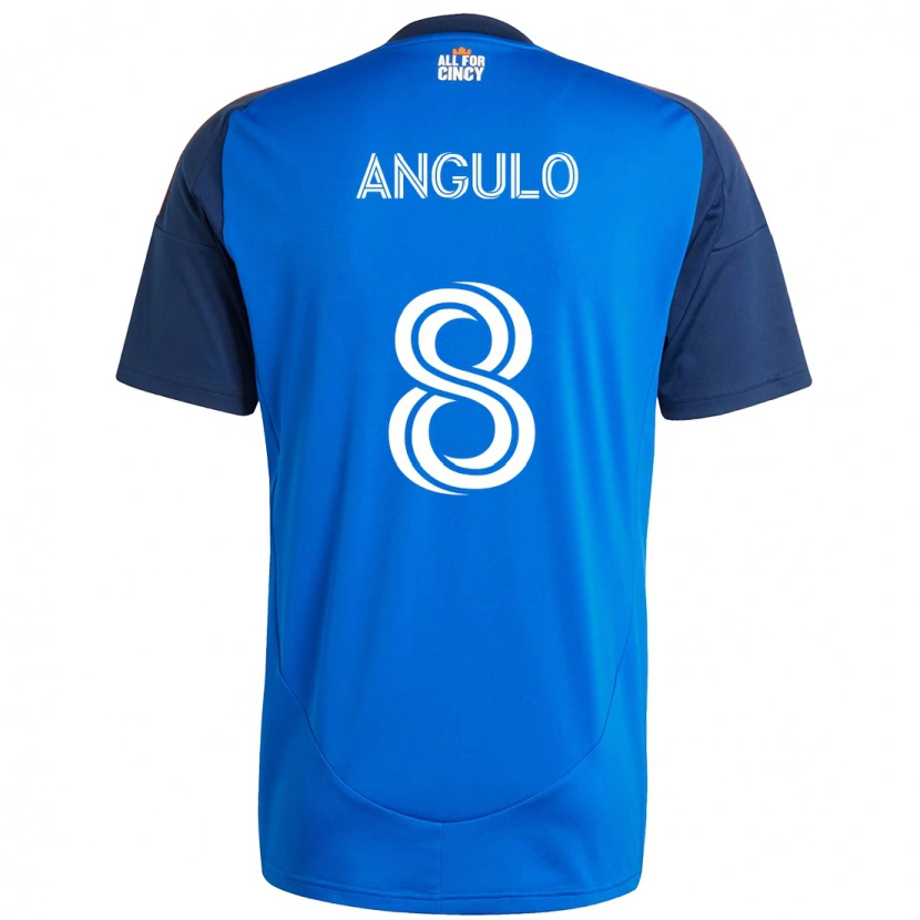 Danxen Kinder Marco Angulo #8 Dunkelblau Orange Heimtrikot Trikot 2025/26 T-Shirt Österreich
