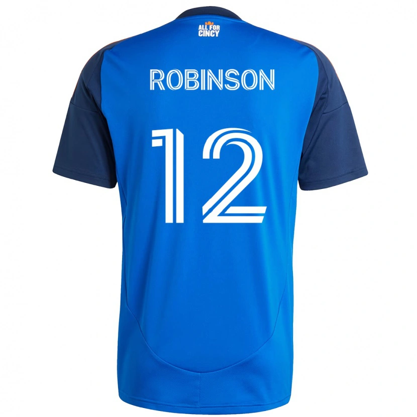 Danxen Kinder Miles Robinson #12 Dunkelblau Orange Heimtrikot Trikot 2025/26 T-Shirt Österreich