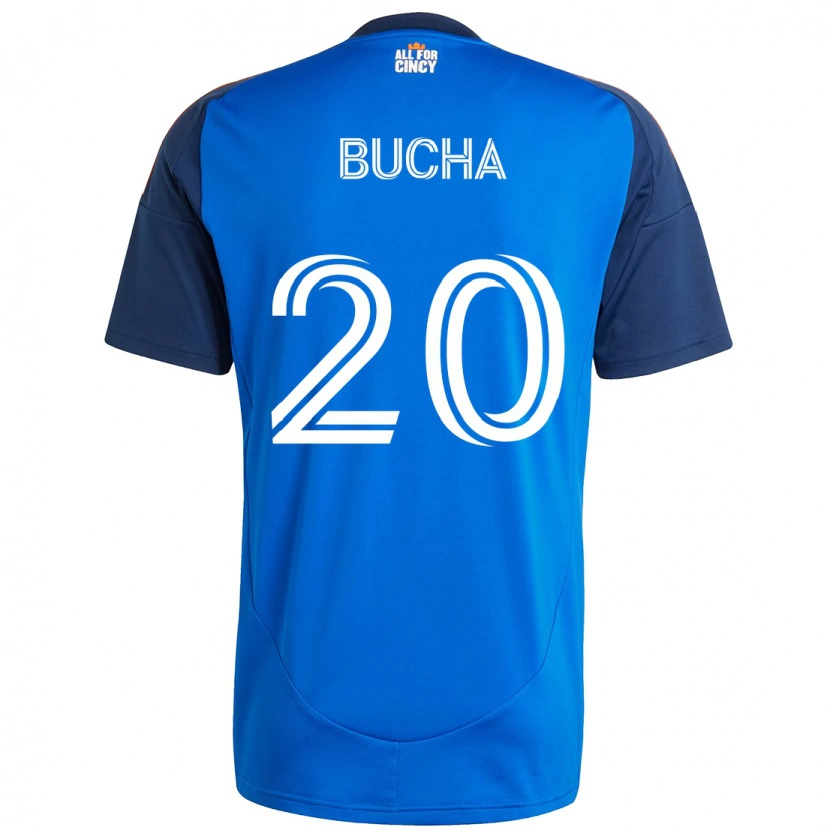 Danxen Kinder Pavel Bucha #20 Dunkelblau Orange Heimtrikot Trikot 2025/26 T-Shirt Österreich