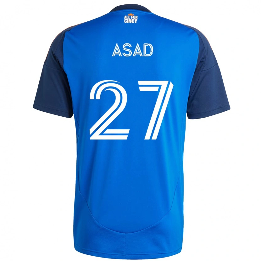 Danxen Kinder Yamil Asad #27 Dunkelblau Orange Heimtrikot Trikot 2025/26 T-Shirt Österreich