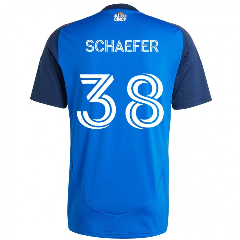 Danxen Kinder Brian Schaefer #38 Dunkelblau Orange Heimtrikot Trikot 2025/26 T-Shirt Österreich
