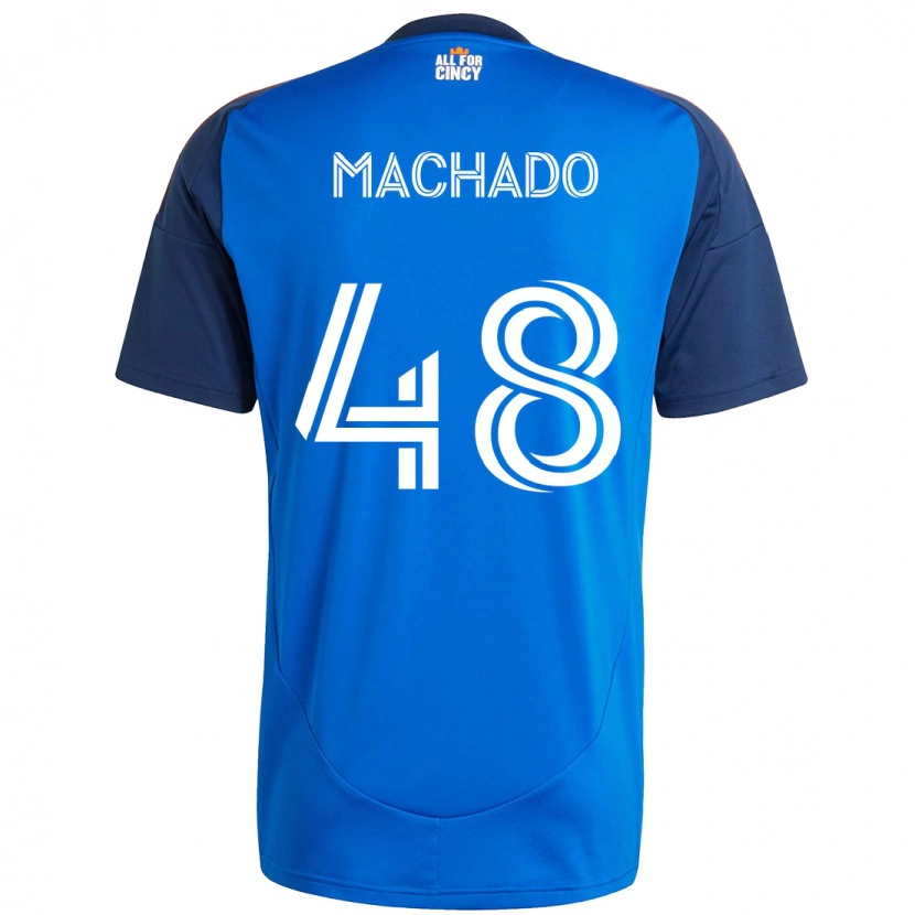 Danxen Kinder Juan Machado #48 Dunkelblau Orange Heimtrikot Trikot 2025/26 T-Shirt Österreich