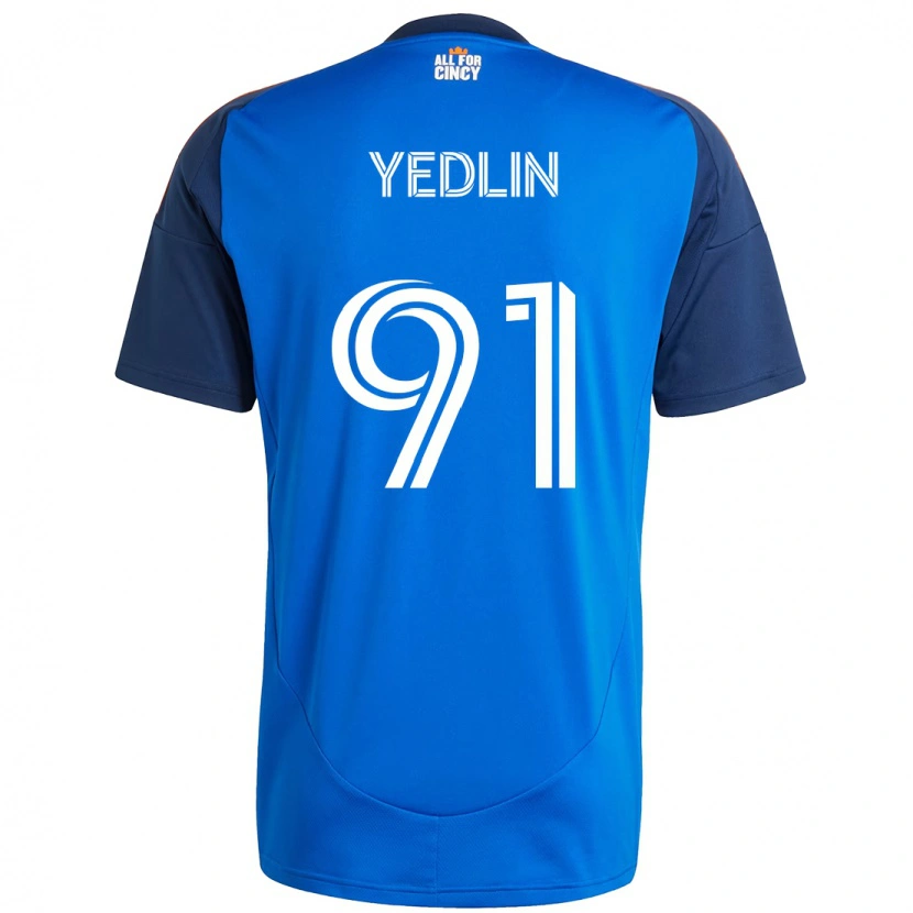 Danxen Kinder Deandre Yedlin #91 Dunkelblau Orange Heimtrikot Trikot 2025/26 T-Shirt Österreich