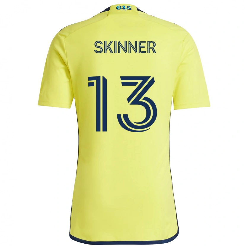 Danxen Kinder Joey Skinner #13 Gelb Marineblau Heimtrikot Trikot 2025/26 T-Shirt Österreich