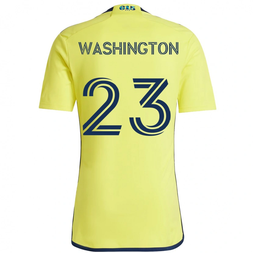 Danxen Kinder Taylor Washington #23 Gelb Marineblau Heimtrikot Trikot 2025/26 T-Shirt Österreich