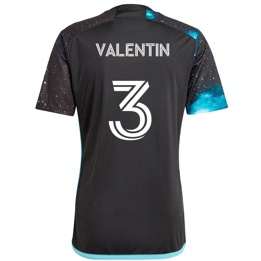Danxen Kinder Zarek Valentin #3 Schwarz Blau Heimtrikot Trikot 2025/26 T-Shirt Österreich