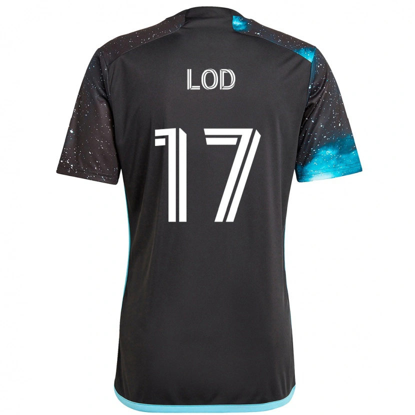 Danxen Kinder Robin Lod #17 Schwarz Blau Heimtrikot Trikot 2025/26 T-Shirt Österreich