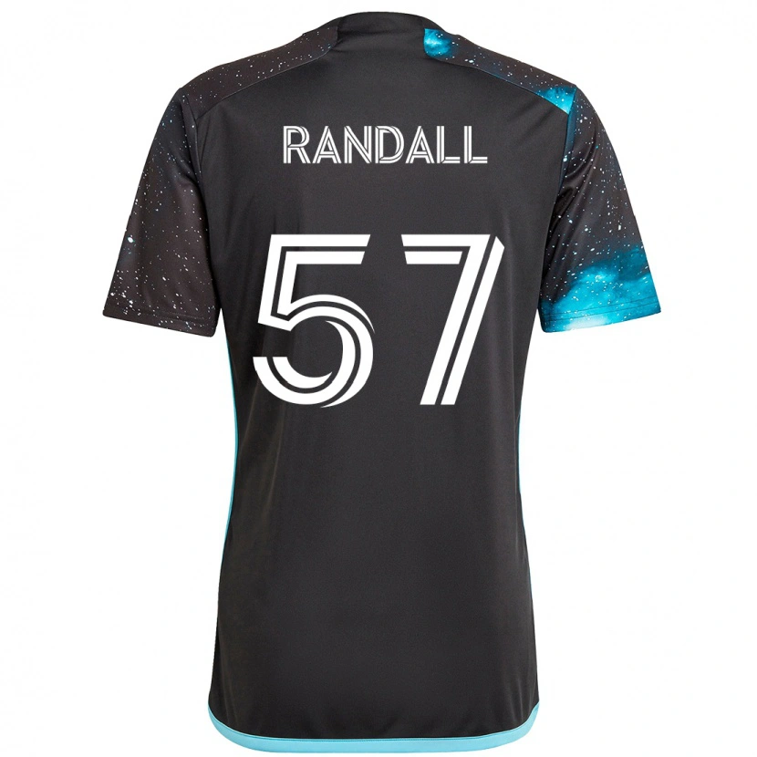 Danxen Kinder Darius Randell #57 Schwarz Blau Heimtrikot Trikot 2025/26 T-Shirt Österreich