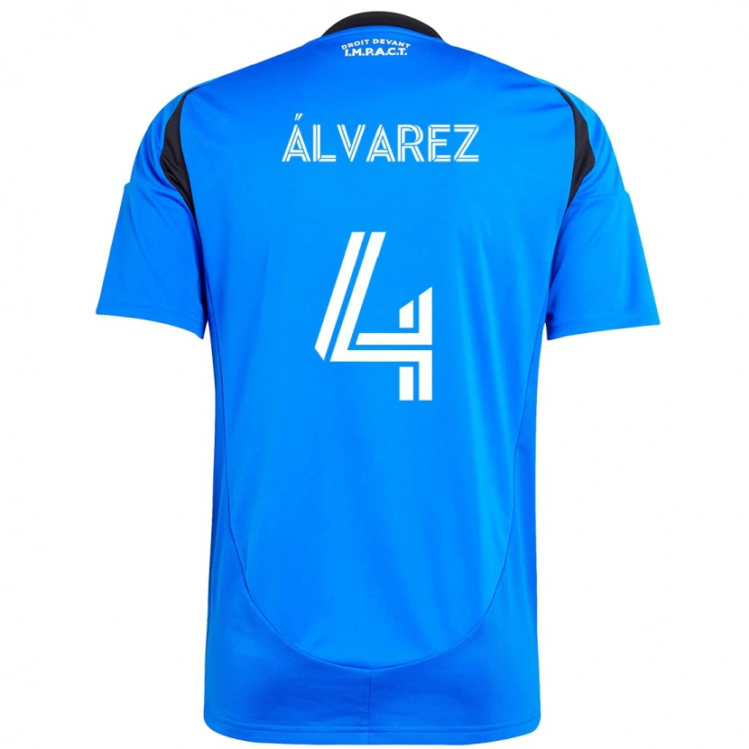 Danxen Kinder Fernando Álvarez #4 Dunkelblau Schwarz Heimtrikot Trikot 2025/26 T-Shirt Österreich