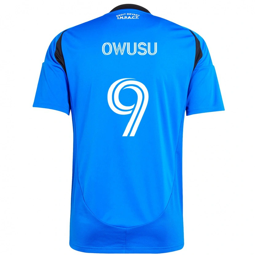 Danxen Kinder Prince Osei Owusu #9 Dunkelblau Schwarz Heimtrikot Trikot 2025/26 T-Shirt Österreich