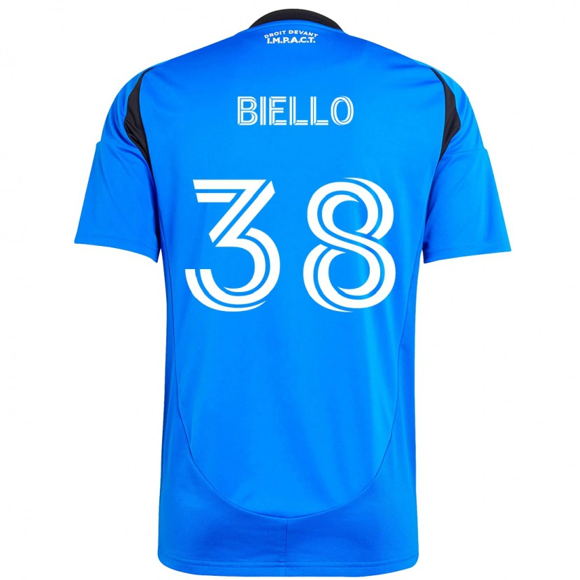 Danxen Kinder Alessandro Biello #38 Dunkelblau Schwarz Heimtrikot Trikot 2025/26 T-Shirt Österreich