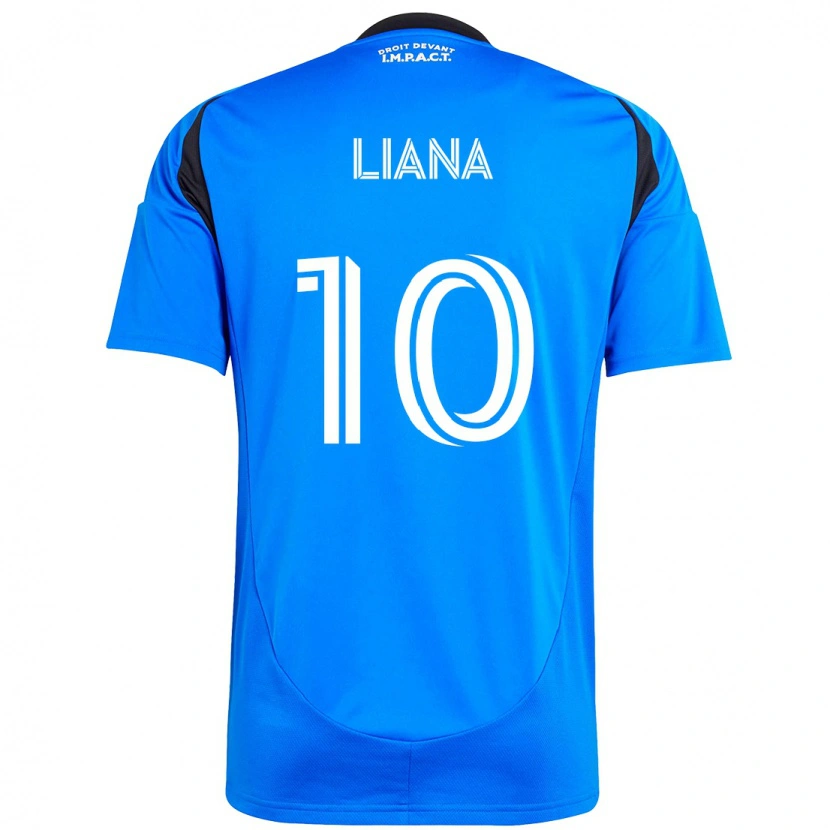 Danxen Kinder Tarasco Liana #10 Dunkelblau Schwarz Heimtrikot Trikot 2025/26 T-Shirt Österreich