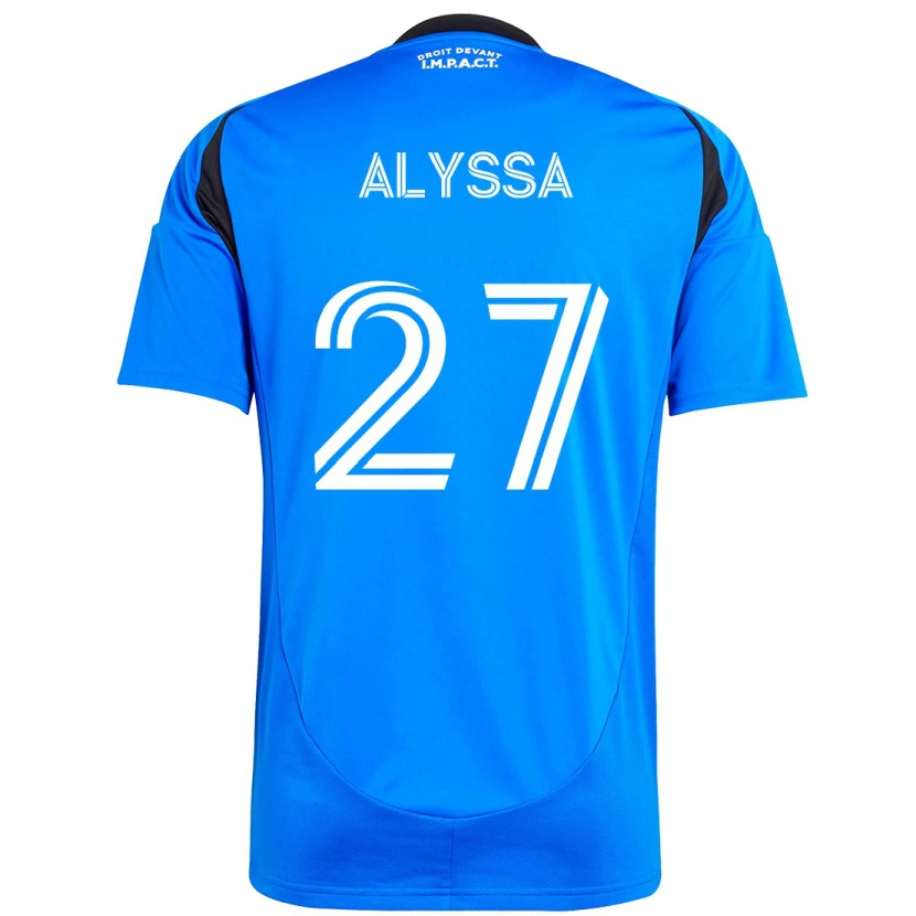 Danxen Kinder Garreaud Alyssa #27 Dunkelblau Schwarz Heimtrikot Trikot 2025/26 T-Shirt Österreich