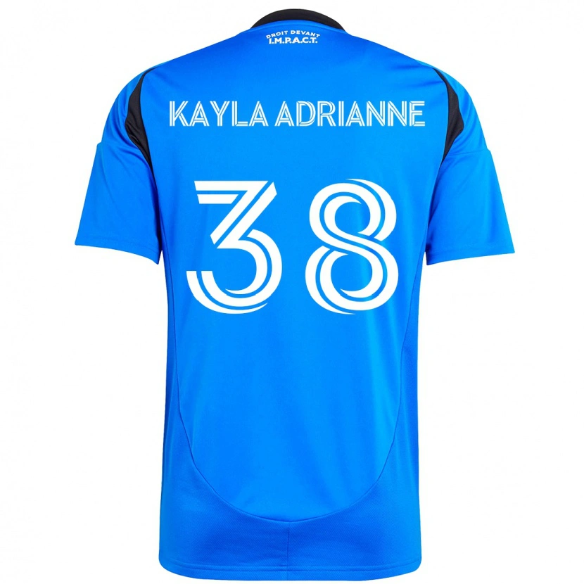 Danxen Kinder Kamdem Kayla Adrianne #38 Dunkelblau Schwarz Heimtrikot Trikot 2025/26 T-Shirt Österreich