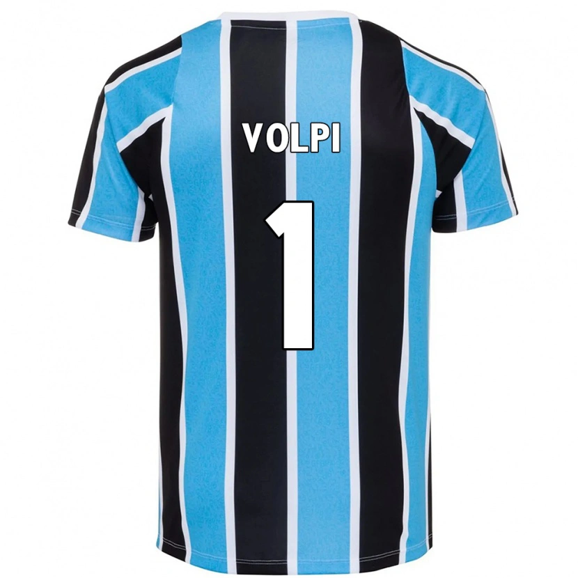 Danxen Kinder Tiago Volpi #1 Blau Schwarz Weiß Heimtrikot Trikot 2025/26 T-Shirt Österreich