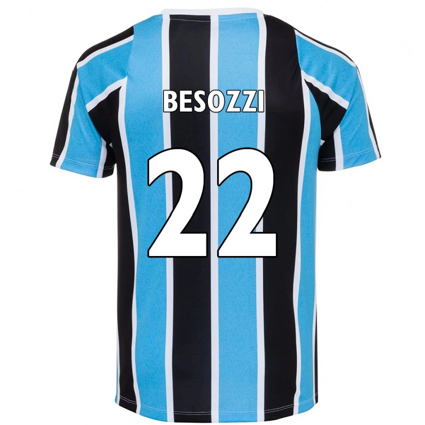 Danxen Kinder Lucas Besozzi #22 Blau Schwarz Weiß Heimtrikot Trikot 2025/26 T-Shirt Österreich
