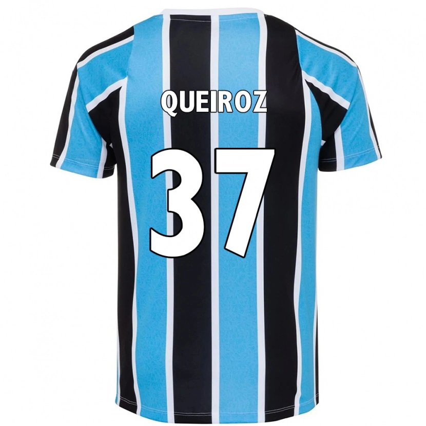 Danxen Kinder Du Queiroz #37 Blau Schwarz Weiß Heimtrikot Trikot 2025/26 T-Shirt Österreich