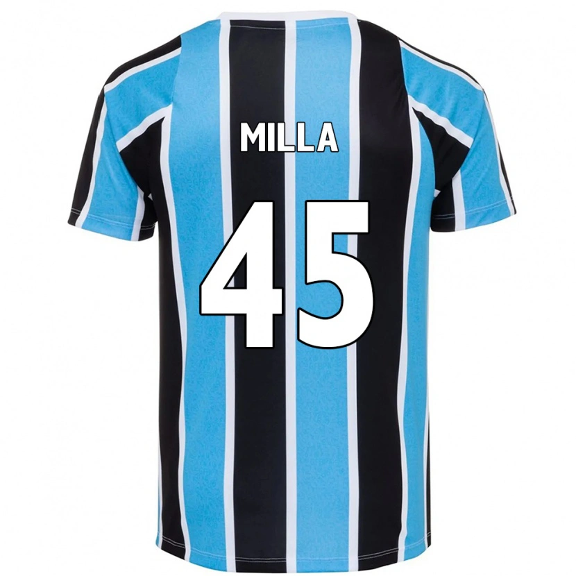 Danxen Kinder Lucas Milla #45 Blau Schwarz Weiß Heimtrikot Trikot 2025/26 T-Shirt Österreich