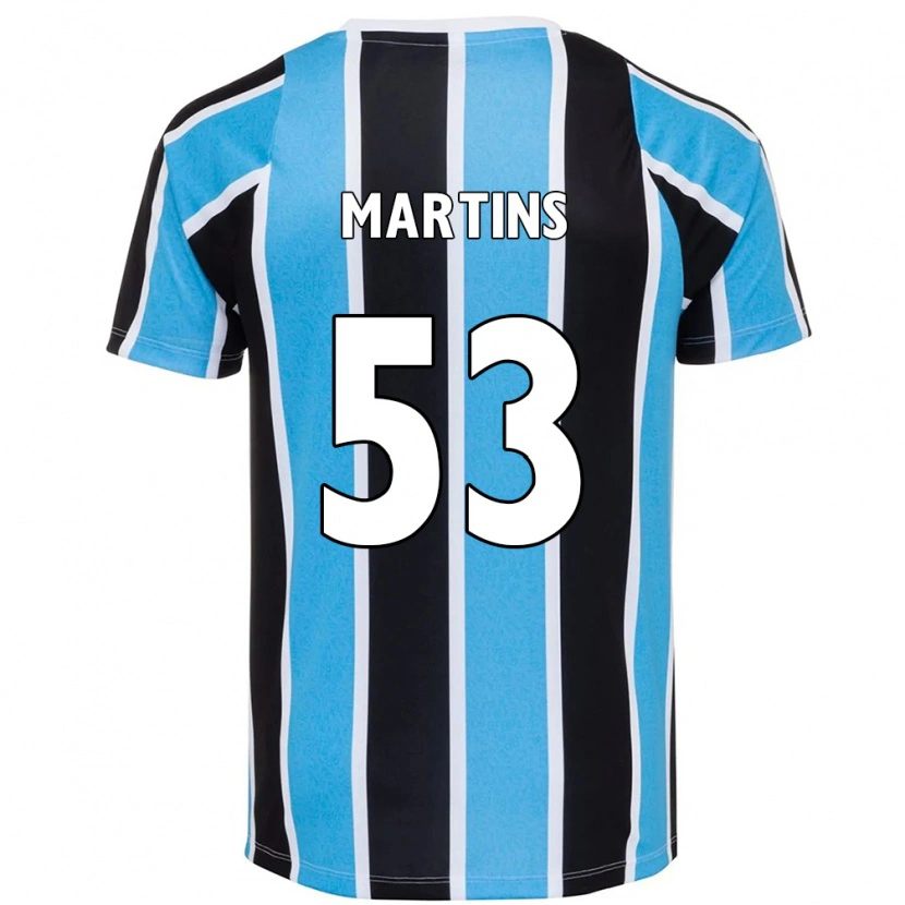 Danxen Kinder Gustavo Martins #53 Blau Schwarz Weiß Heimtrikot Trikot 2025/26 T-Shirt Österreich