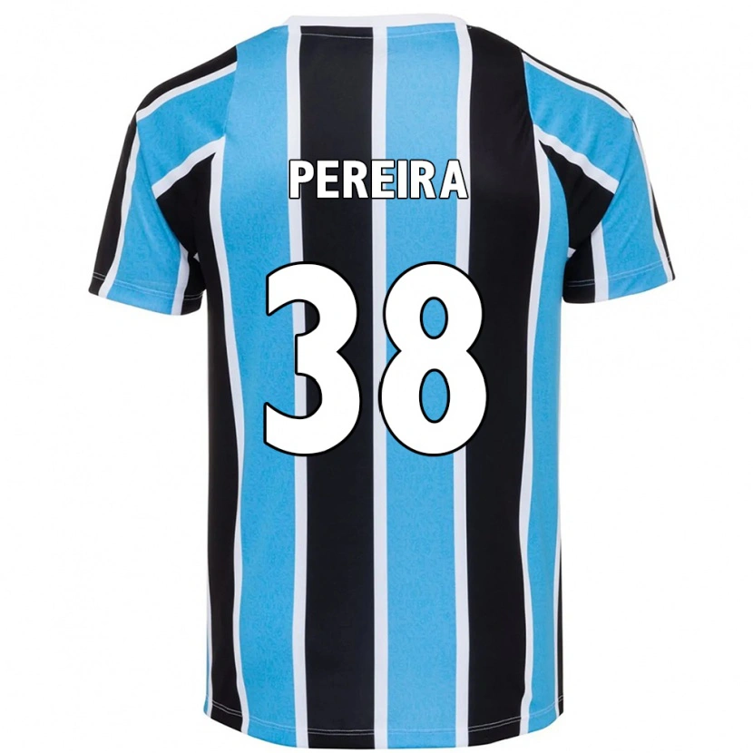Danxen Kinder Leo Pereira #38 Blau Schwarz Weiß Heimtrikot Trikot 2025/26 T-Shirt Österreich