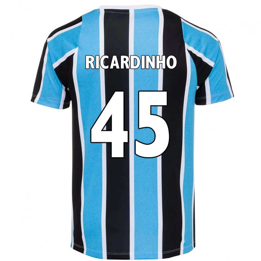 Danxen Kinder Ricardinho #45 Blau Schwarz Weiß Heimtrikot Trikot 2025/26 T-Shirt Österreich