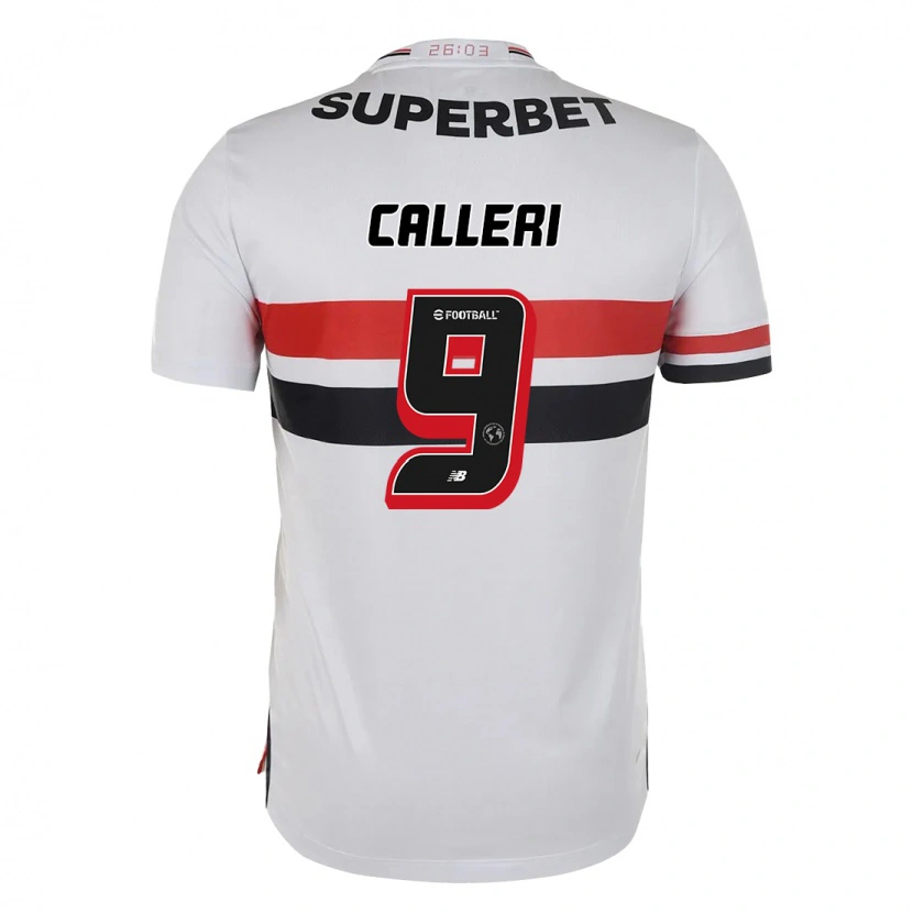 Danxen Kinder Jonathan Calleri #9 Rot Schwarz Weiß Heimtrikot Trikot 2025/26 T-Shirt Österreich