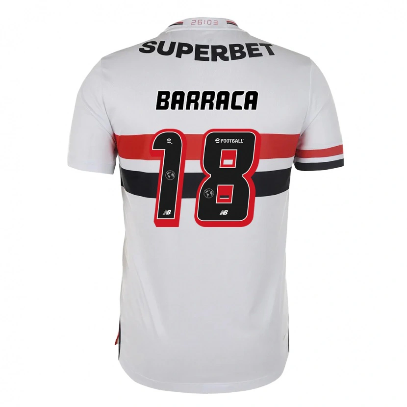 Danxen Kinder Barraca #18 Rot Schwarz Weiß Heimtrikot Trikot 2025/26 T-Shirt Österreich