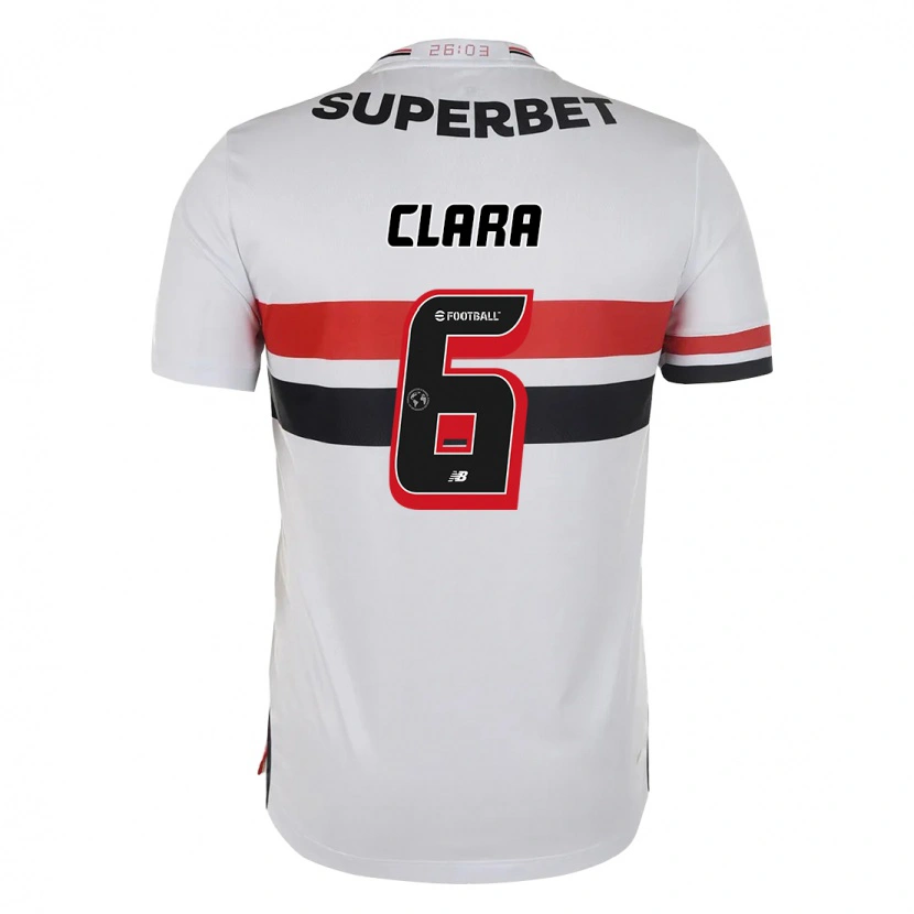 Danxen Kinder Ana Clara #6 Rot Schwarz Weiß Heimtrikot Trikot 2025/26 T-Shirt Österreich