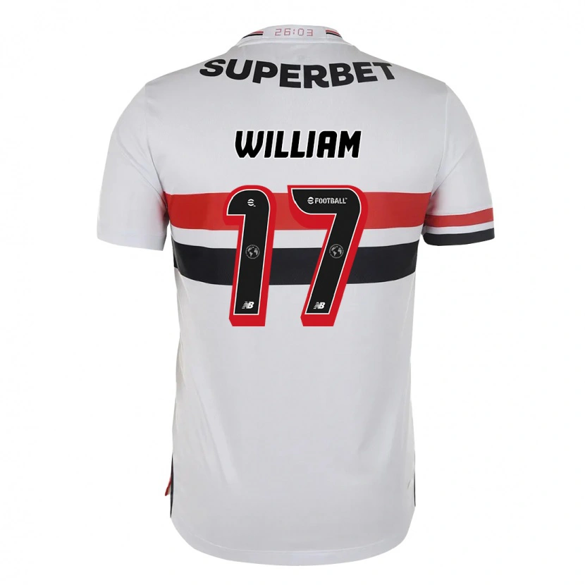 Danxen Kinder William #17 Rot Schwarz Weiß Heimtrikot Trikot 2025/26 T-Shirt Österreich