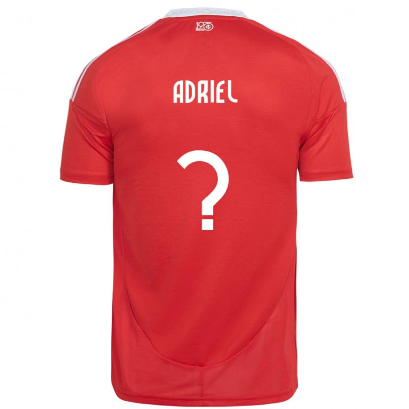 Danxen Kinder Adriel #0 Rot Weiß Heimtrikot Trikot 2025/26 T-Shirt Österreich