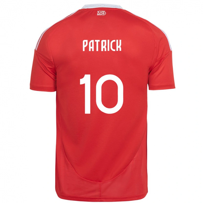 Danxen Kinder Alan Patrick #10 Rot Weiß Heimtrikot Trikot 2025/26 T-Shirt Österreich