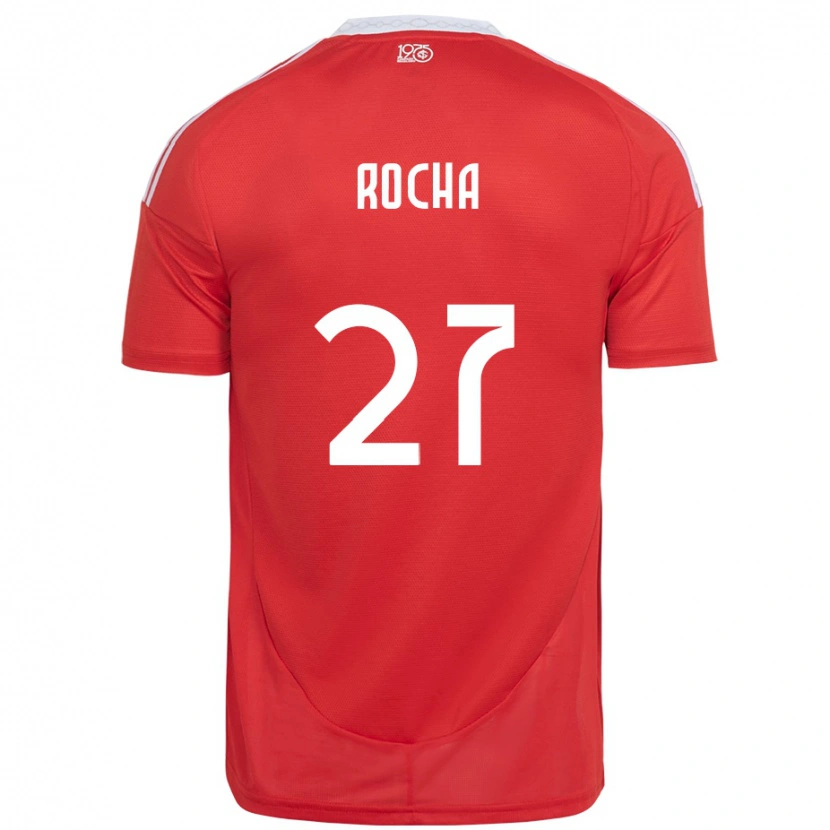 Danxen Kinder Kaique Rocha #27 Rot Weiß Heimtrikot Trikot 2025/26 T-Shirt Österreich