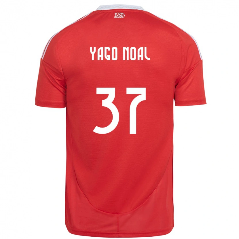 Danxen Kinder Yago Noal #37 Rot Weiß Heimtrikot Trikot 2025/26 T-Shirt Österreich