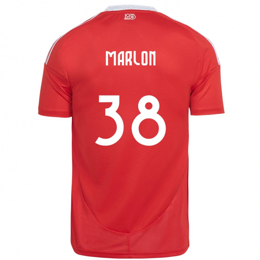 Danxen Kinder Marlon #38 Rot Weiß Heimtrikot Trikot 2025/26 T-Shirt Österreich