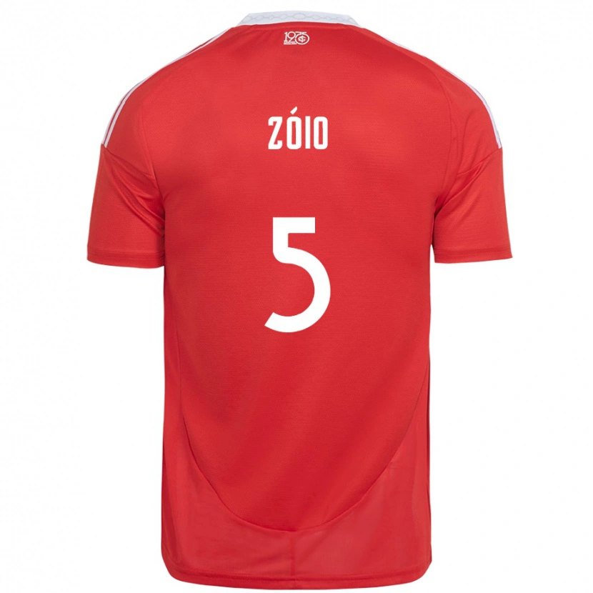 Danxen Kinder Zóio #5 Rot Weiß Heimtrikot Trikot 2025/26 T-Shirt Österreich