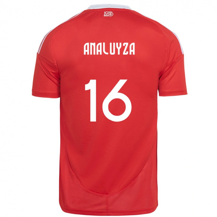 Danxen Kinder Analuyza #16 Rot Weiß Heimtrikot Trikot 2025/26 T-Shirt Österreich