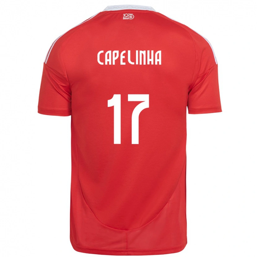 Danxen Kinder Capelinha #17 Rot Weiß Heimtrikot Trikot 2025/26 T-Shirt Österreich