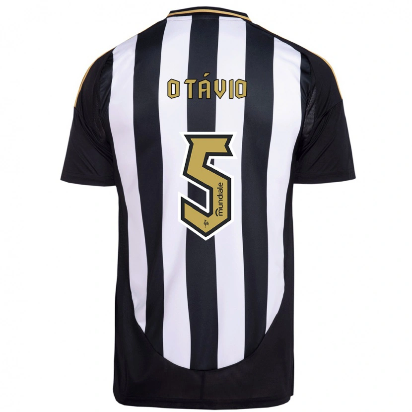 Danxen Kinder Otávio #5 Weiß Schwarz Heimtrikot Trikot 2025/26 T-Shirt Österreich