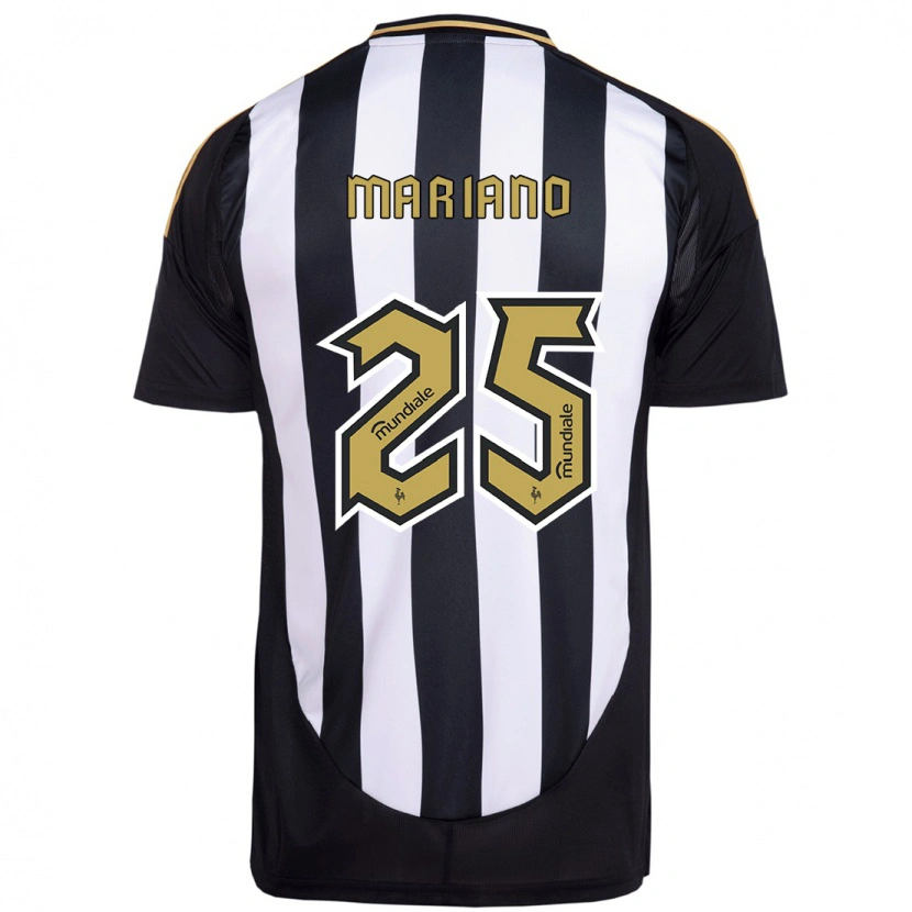 Danxen Kinder Mariano #25 Weiß Schwarz Heimtrikot Trikot 2025/26 T-Shirt Österreich