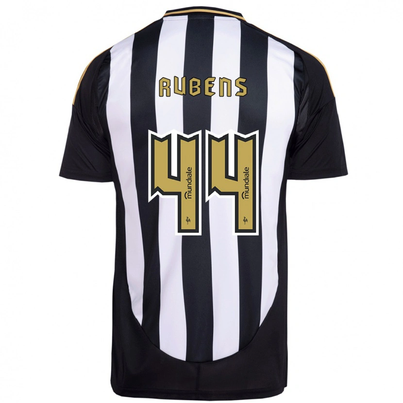Danxen Kinder Rubens #44 Weiß Schwarz Heimtrikot Trikot 2025/26 T-Shirt Österreich