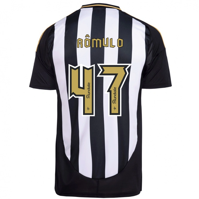 Danxen Kinder Rômulo #47 Weiß Schwarz Heimtrikot Trikot 2025/26 T-Shirt Österreich