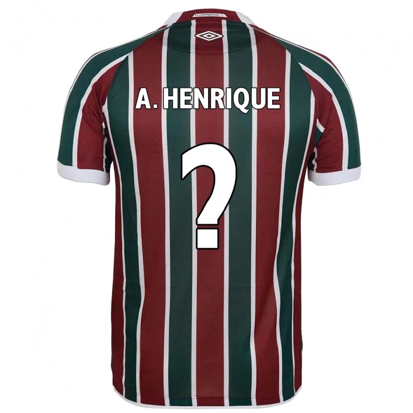 Danxen Kinder Arthur Henrique #0 Grün Kastanienbraun Weiß Heimtrikot Trikot 2025/26 T-Shirt Österreich