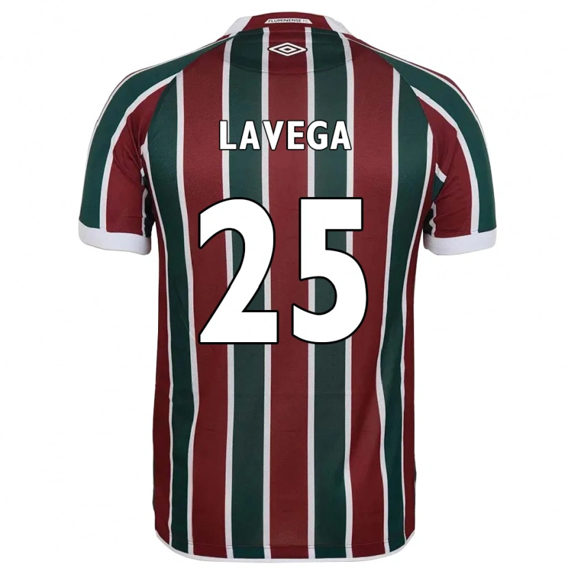 Danxen Kinder Joaquín Lavega #25 Grün Kastanienbraun Weiß Heimtrikot Trikot 2025/26 T-Shirt Österreich