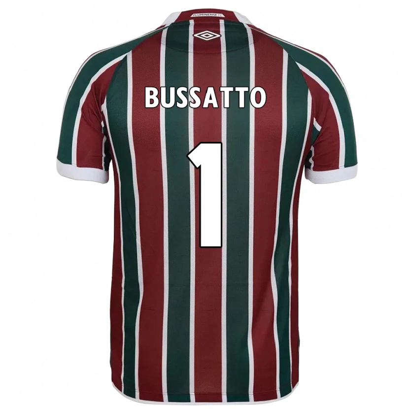 Danxen Kinder Letícia Bussatto #1 Grün Kastanienbraun Weiß Heimtrikot Trikot 2025/26 T-Shirt Österreich