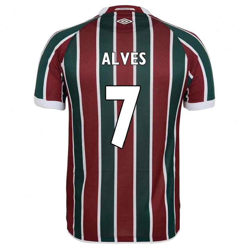 Danxen Kinder Geovana Alves #7 Grün Kastanienbraun Weiß Heimtrikot Trikot 2025/26 T-Shirt Österreich