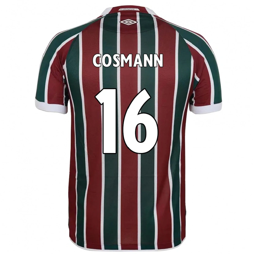 Danxen Kinder Yasmin Cosmann #16 Grün Kastanienbraun Weiß Heimtrikot Trikot 2025/26 T-Shirt Österreich