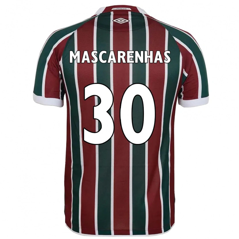 Danxen Kinder Matheus Mascarenhas #30 Grün Kastanienbraun Weiß Heimtrikot Trikot 2025/26 T-Shirt Österreich